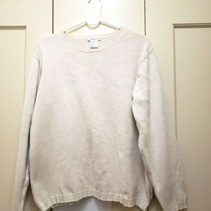 Vintage Talbots 100% Cotton Long sleeve Sweater size XL